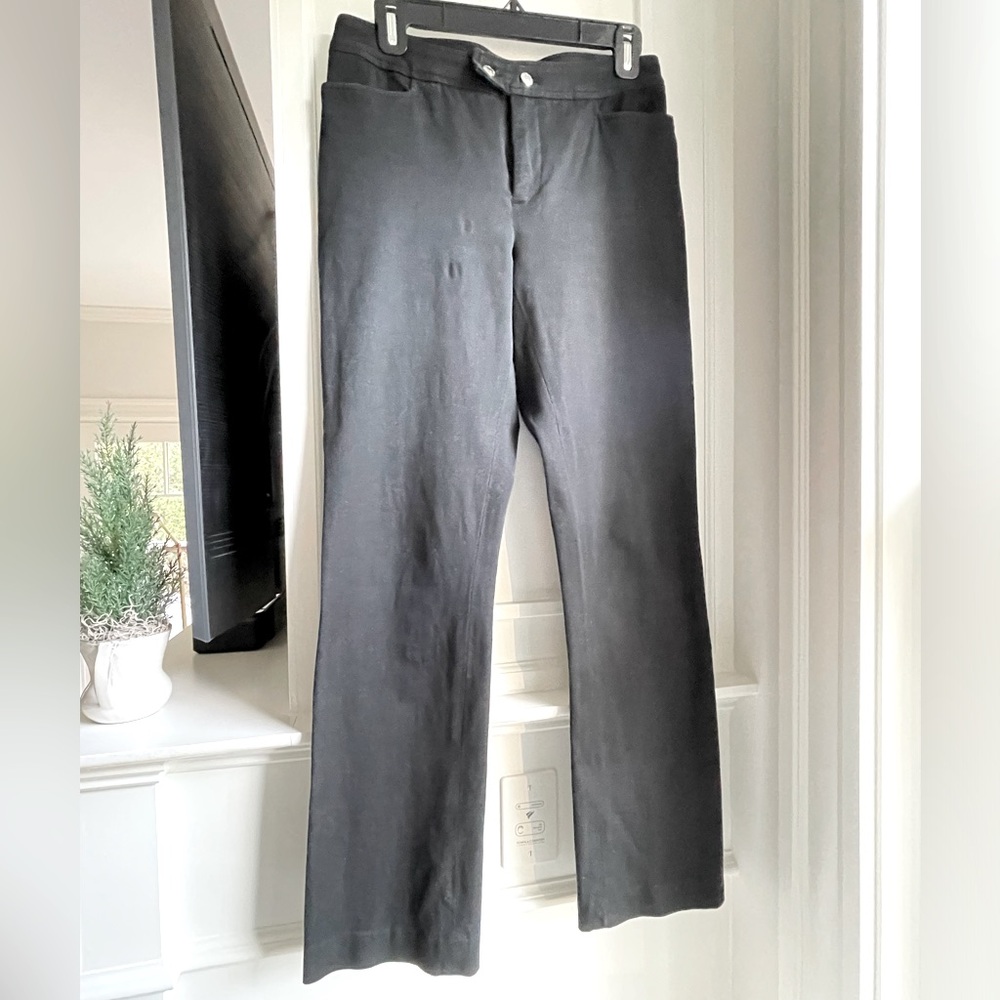 Chaps Stretchy Black Pants